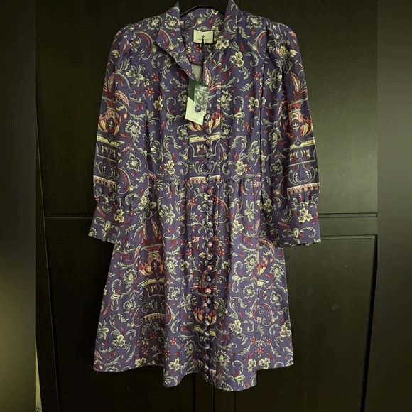 Tuckernuck Avignon Aubergine Eliana Dress - Picture 3 of 5